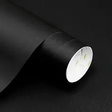 

Solid Black Contact Paper Peel and Stick Decor Wallpaper for Shelf Liner Cabinet Table Door Waterproof Vinyl Self Adhesive Film