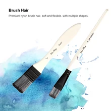 Набор из 10 шт., набор кистей для рисования, набор кистей для рисования из нейлона, сумка для переноски волос для художника, акриловая масляная краска, товары для рукоделия