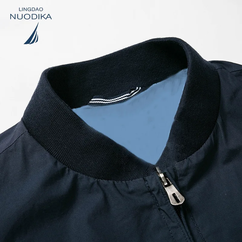 

2019 Spring And Autumn Jacket Men's Stand Collar Casual Men'S Wear Middle-aged Men Jacket Jacket
