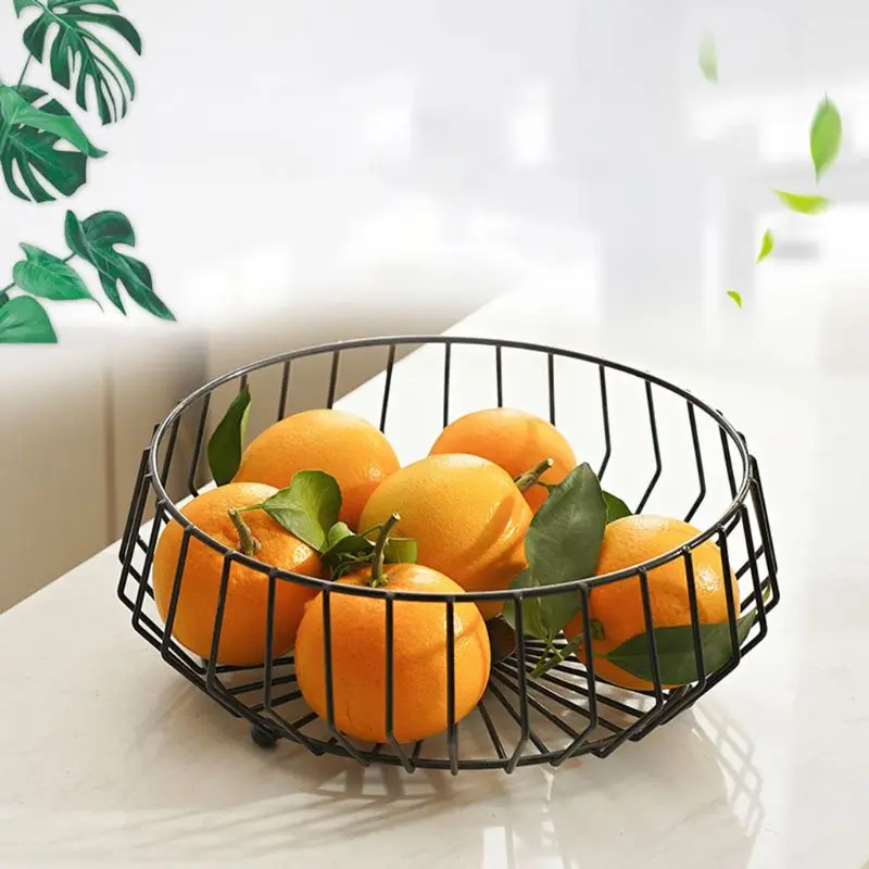 Creative Fruit Basket Countertop Storage Bowl for Snacks Fruit Vegetables Kitchen Display Decorative Dish
