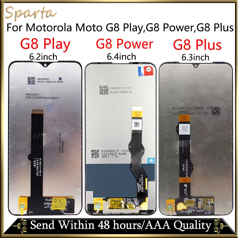 Дисплей для Motorola G8 play Lcd Moto plus дисплей мощный ЖК сенсорный экран дигитайзер сборка