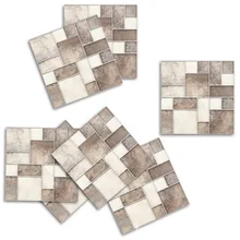 Funlife плитка шаблон мозаика наклейки на стену ТВ модернизация заднего плана украшения модели плитки наклейки MTS005