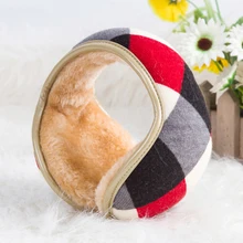 Winter Earmuff Men Women Foldable Cashmere Ear Warmers Adjustable Warm Pashmina Earflap Unisex Outdoor Fleece Ear Muffs Cover