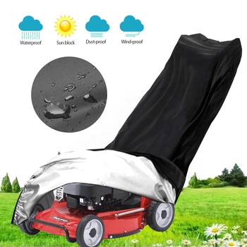 

Waterproof Dust Rain Proof Outdoor Garden Sunscreen Tractor Lawn Mower Cover oxford clothe material it does not shrink stretch