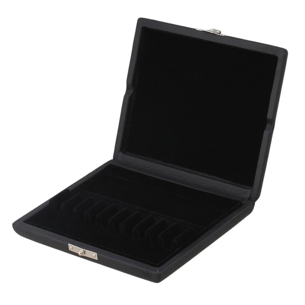 Black Oboe Reeds Case Holder Box for 10x Reeds Capacity Woodwind Accessories