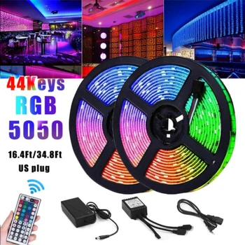 

Waterproof USB LED Strip DC 12V 5M 10M Mini 44 Keys Flexible Light Lamp SMD 5050 Desk Decor Screen TV Background Lighting