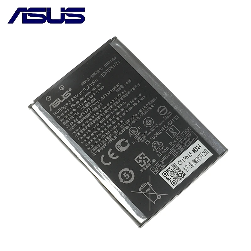 Аккумулятор ASUS C11P1428 для ZenFone2 Laser 5 &quotZE500KL ZE500KG Z00ED 100% мАч новый высококачественный