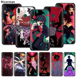 Чехол Devilman Crybaby аниме для huawei Honor Y9 Prime 2019 Y7 Y6 Y5 2018 Honor 20S 10i черный силиконовый Cobrir чехол для телефона Caso