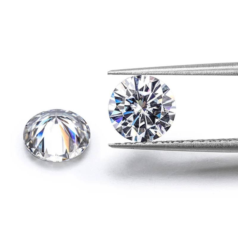 

Loose Moissanite 1.0ct 6.5mm GH Color Round Brilliant Cut VVS1 ring bracelet jewelry DIY material Lab diamond With certificate