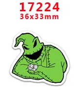 17224 30 шт мультфильм персонаж плоское украшение из смолы PR 17178 - Цвет: 17224