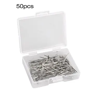 

5Pcs/Box T Pin Clips For Wig Weaving Making Hair Extension Fix On Mannequin Canvas Block Head Hair Weaving Tools 38Mm