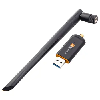 

USB 3.0 1200Mbps Wifi Lan Dongle Adapter with Antenna For Laptop 2.4G and 5G band RTL8812BU Wireless-AC Wlan Dual Band