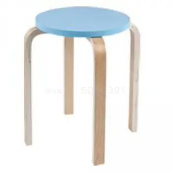 

Solid Wood Bench, Household Dining Bench, Adult Bench, Simple Wood Bench, Chair, Dining Bench, Single Bench, Colorful Small Roun