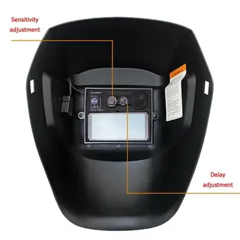 

1pcs Welding Helmet DIN9-DIN13 LCD Screen Solar Auto Darkening Goggles