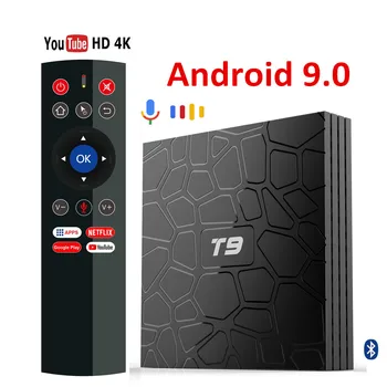 

T9 RK3318 9.0 Android TV Box 4GB RAM 64GB 32GB H.265 4K Google Voice T9 2GB16GB Set Top Box Android 8.1 2.4G/5G Dual WIFI
