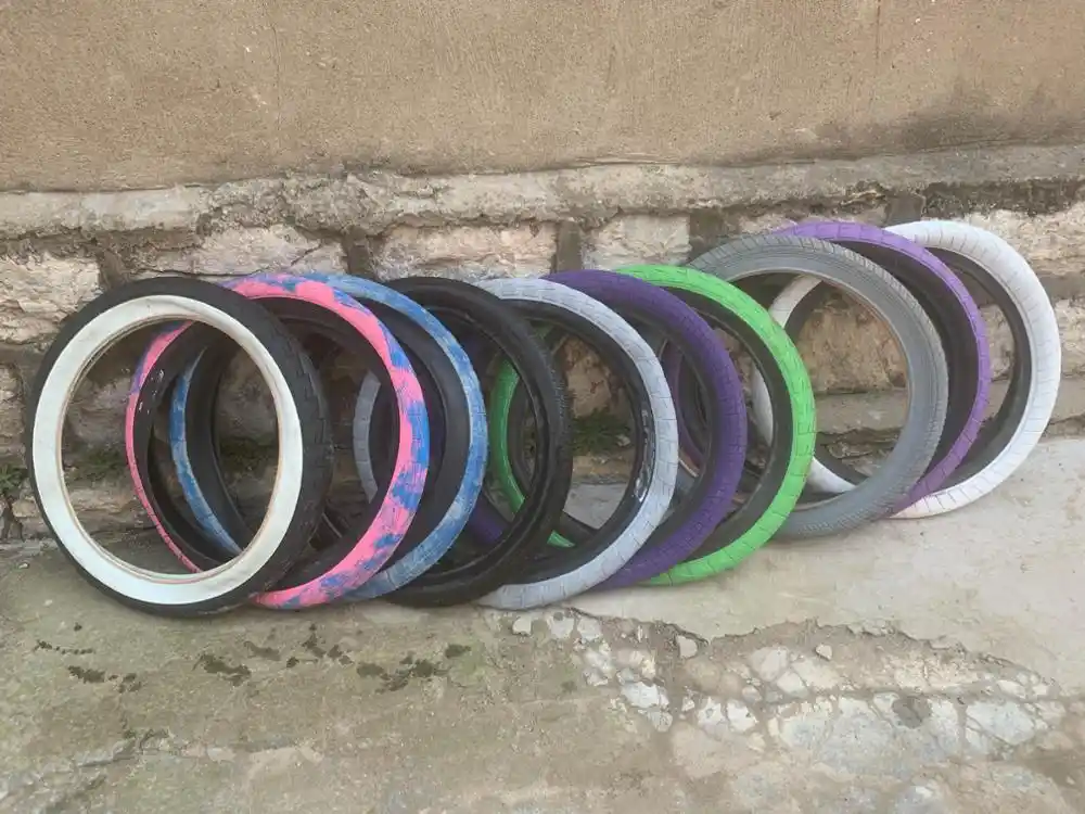 colored 20 inch bike tires