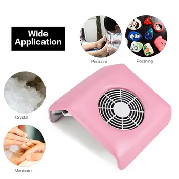 

Powerful Nail Dust Suction Collector Vacuum Cleaner Professional manicure machine with 3 Dust Bag Nail Art Salon Equipment
