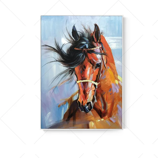 High Quality Animal Horse Handsome Abstract Dreamlike Shading ...