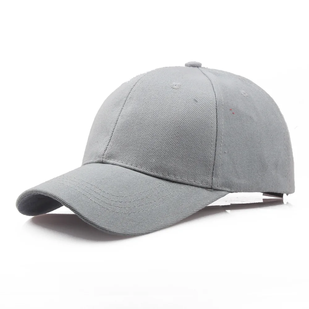 1Pcs Fashion Cap Women Men Summer Spring Cotton  Solid Adult  Snapback Couples Hat