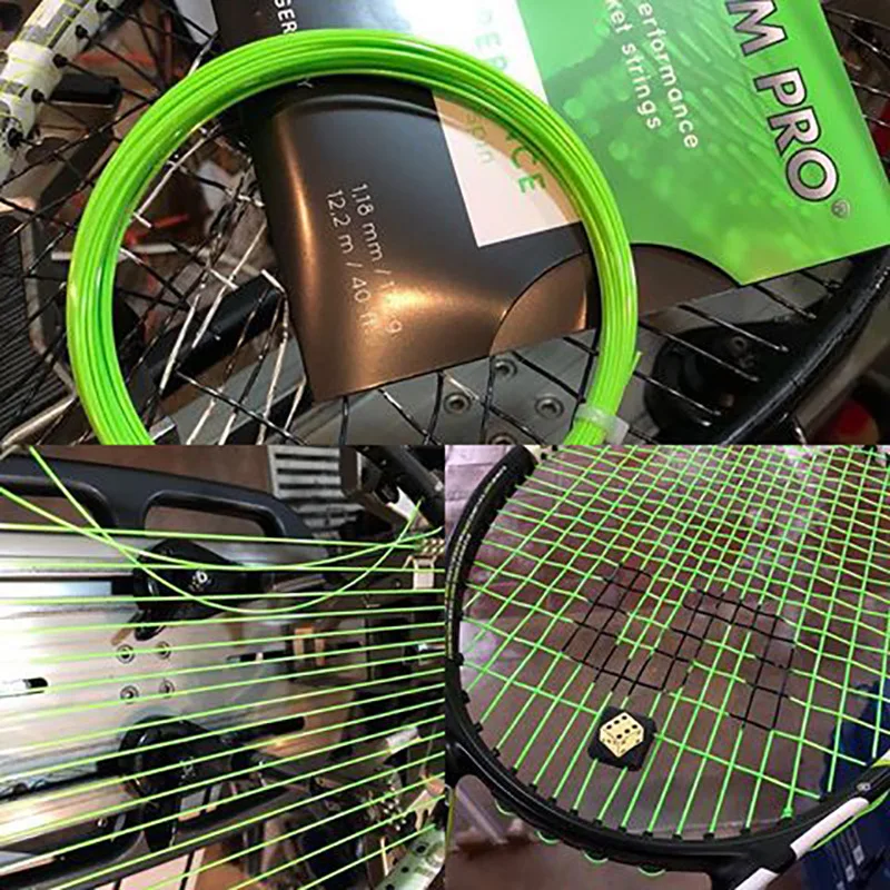 Polyester Tennis String SINGNUM PRO X-Perience Octagonal Composite Top Spin 1.24 Tennis String Ultra Spin Tennis String 10m