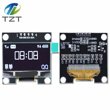 1.3 polegada oled iic série branco módulo de exibição oled 128x64 i2c ssd1306 12864 placa da tela lcd vdd gnd sck sda para arduino preto