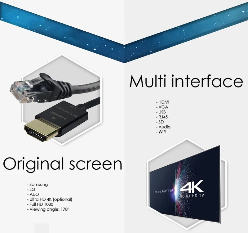 49 дюймов держатель HD один цифровой ЖК-дисплей рекламный дисплей Signage Player