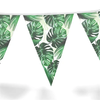 Hawaiian Wind Turtle Back Blad Thema Partij Wimpel Decoraties Kamer Layout Groene Plant Decoratie Party Vlag Party Dress Up Hawaiian Wind Turtle Back Blad Thema Partij Wimpel Decoraties Kamer Layout Groene Plant Decoratie Party Vlag Party Dress Up