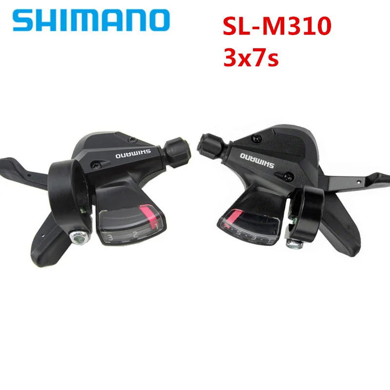 SL-M310 21speed SHIMANO Altus M310 мини Декодер каналов кабельного телевидения 7 8 Скорость 21С 24s MTB велосипеда FD-M310 спереди/RD-M310 задний переключатель/SL-M310 весла ST-M310 опционально - Цвет: SL-M310 21speed