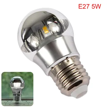 

Restaurant Durable Shadowless Luminous Studio E27 E14 220V Half Silvering Energy Saving 5W 7W Eye Protect LED Bulb Home