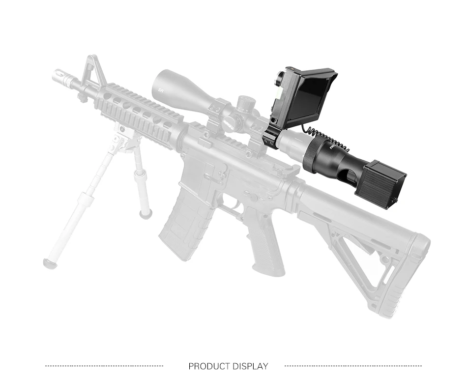 Fire Wolf 850nm Инфракрасный фонарик 5 дюймов ЖК ночного видения Открытый Охота оптический прицел тактический прицел камеры