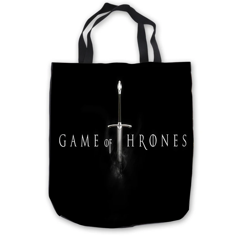 

Custom Canvas Game of Thrones ToteBags Hand Bags Shopping Bag Casual Beach HandBags Casual 180713-1-45