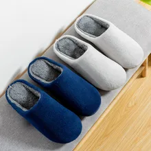 Однотонная мужская обувь в японском стиле; домашние тапочки; хлопковая бархатная обувь для отдыха; обувь для спальни; zapatos de hombre; светильник для пары