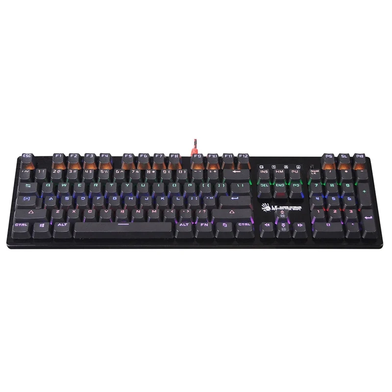 Клавиатура A4 Bloody B820R механическая черный USB for gamer LED