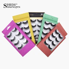 100 шт бумажная упаковка 5 стилей для опций цена оптом для дропшиппинг подходит для 5 пар ресниц упаковка коробка Великолепная