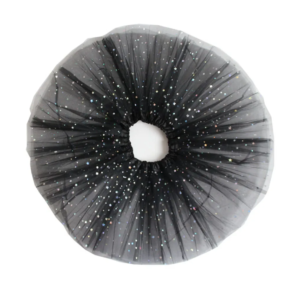 2020 Baby girls fluffy petti skirts tutu Girls Polka Dot Star Sequin Mesh Tutu Skirt Puff Tutu Ballet Girl Skirt