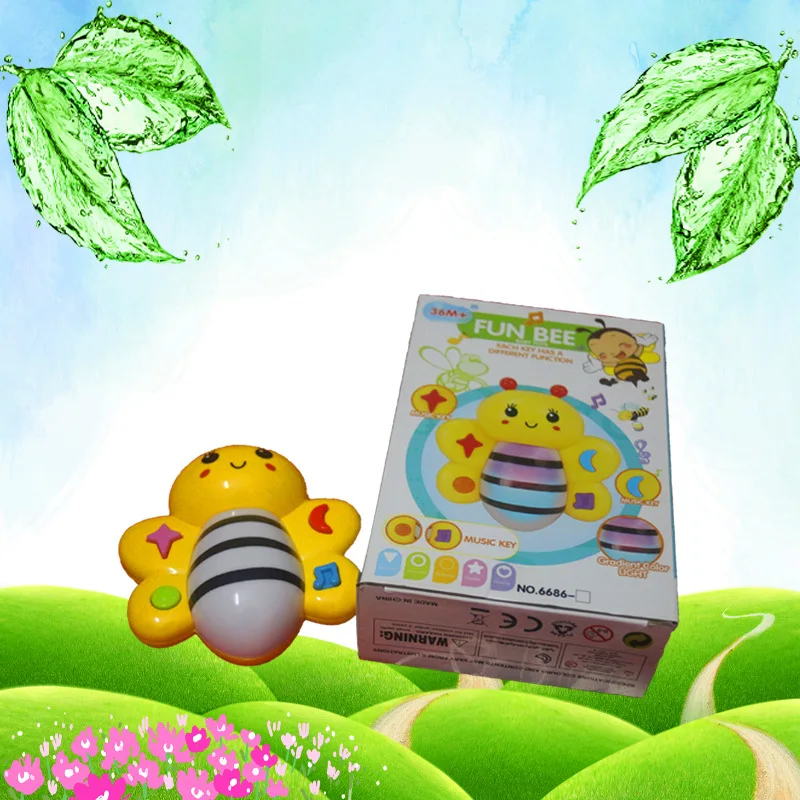 Игрушки для детей и младенцев Младенческая музыкальная игрушка Младенцы музыкальный мобильный телефон развивающая игрушка