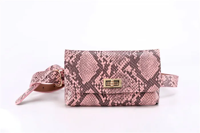pink KAFVNIE, модные сумки на ремне, винтажные поясные сумки, карман для телефона из искусственной кожи, поясная сумка, винтажная Женская поясная сумка - Цвет: pink
