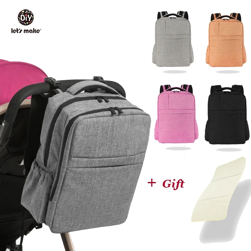 

Let'S Make 1Pc Large Capacity Mummy Bag Multi-Function Mummy Bag Diaper Bag Backpack Stroller Bag Maternal And Child Accessories