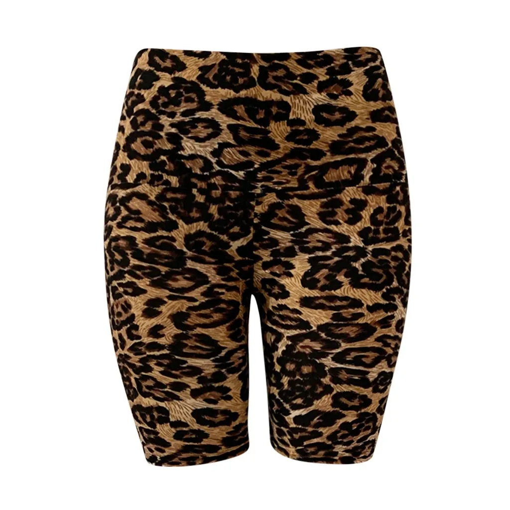 Sports Leggings Sports Pants Yoga Leggings Fitness Leggings Fashion Leopard Print Seamless Leggings Basic Slip Bike Shorts Women's Strethcy Fitness Leggings Tight Workout Sports Yoga Pants