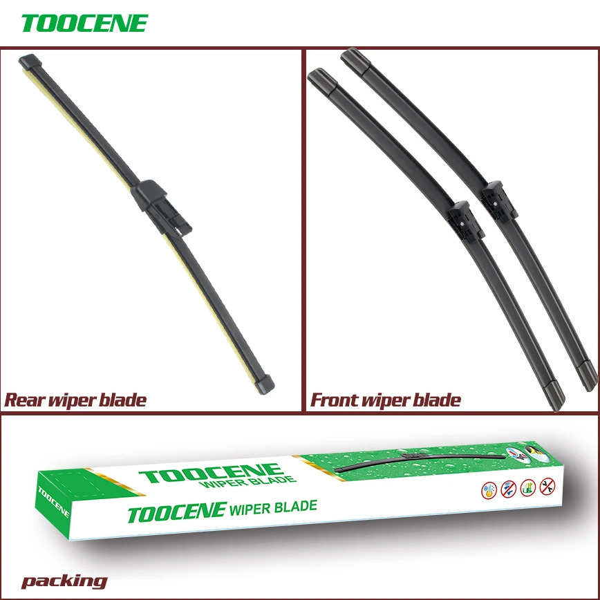Front And Rear Wiper Blades For Seat Leon Hatchback / Estate  2013-2018 windshield Windscreen wiper Car Accessories 26+16+13