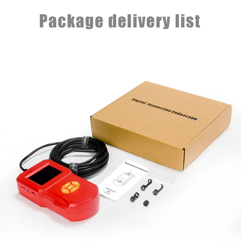 Камера Эндоскоп Inskam 2 4 дюйма 3/5 м МП HD видео|Камеры видеонаблюдения| |