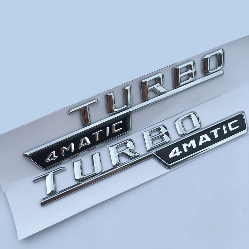 Эмблема с надписью Turbo 4matic A M G эмблема на крыло логотип Supercharge Стайлинг автомобиля