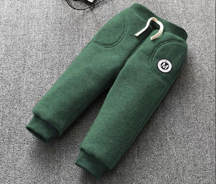 BibiCola Baby Girls Warm Pants Winter Toddler Girls Thicken Warm Leggings Trousers For Girl