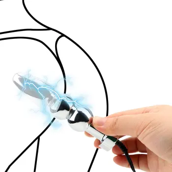 Electric Shock Pulse Anal Plug Vagina Ball Prostate Massage Butt Plug Dildo Vibrator BDSM Electro Stimulation Adult Anal Sex Toy 5