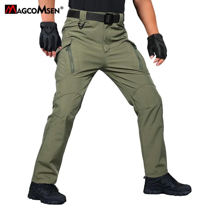 Winter IX9 Tactical Fleece Pants Men Military Warm Trousers Waterproof Combat SWAT