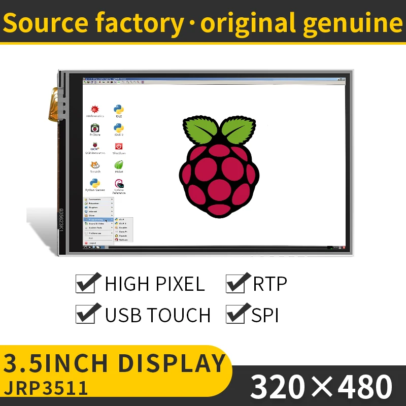 3 5 дюймовый дисплей raspberry pi JniTyOpt 320*480 высокоскоростной модуль spi сенсорная панель