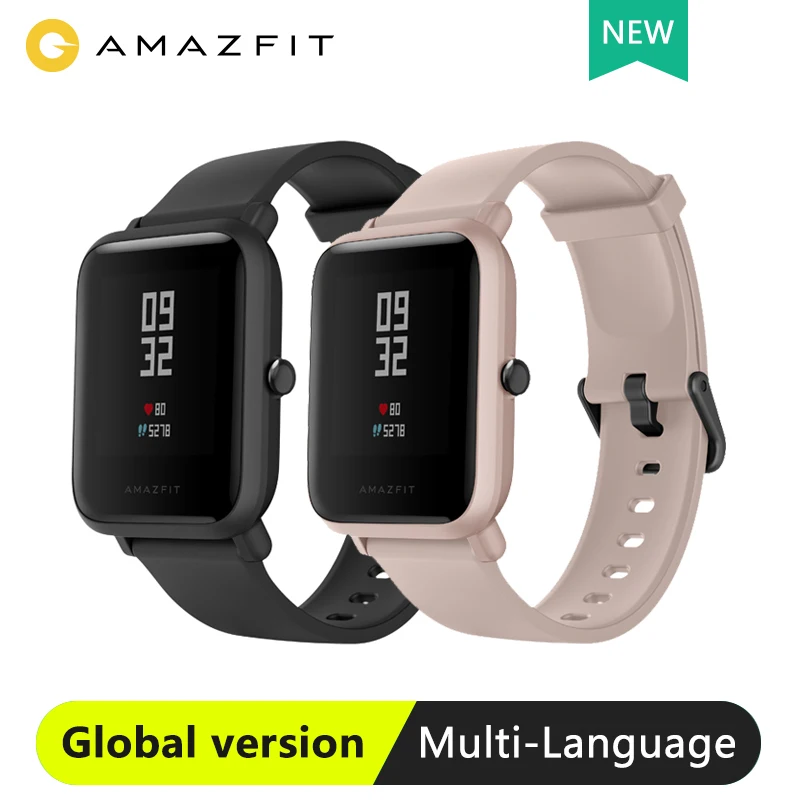 Глобальная версия оригинальные Смарт часы Amazfit Bip Lite 45 дней работы от батареи 3 АТМ