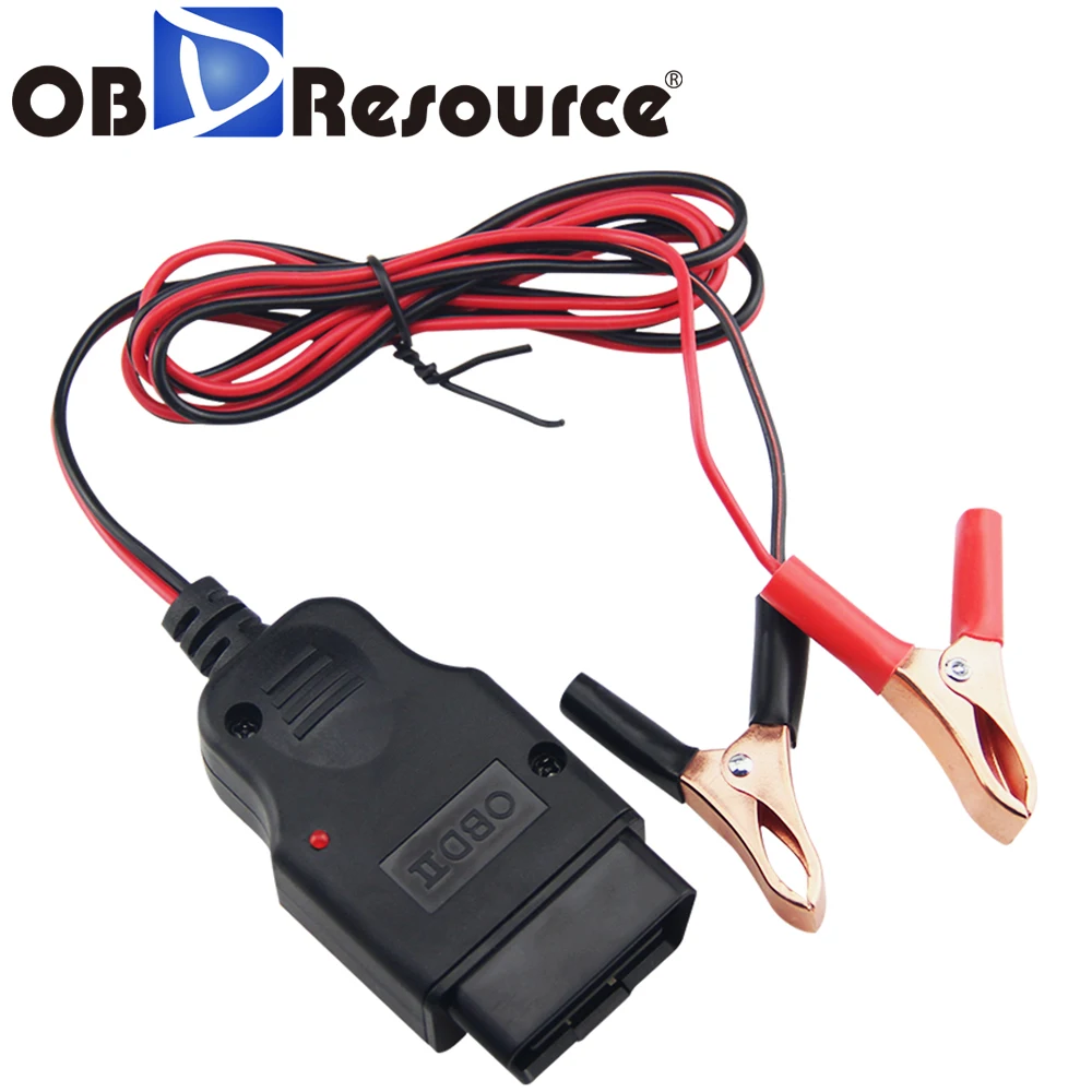 

OBD2 Automotive Battery Replacement Tool Car Computer Power-off Memory Cable Car ECU Memory Saver Emergency Power Supply Cable