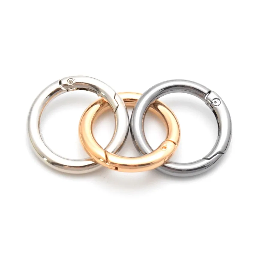

2PCs Jewelry Key Ring Clasp 35mm(Inside: 25mm ) Connect Buckle For Fashion Key Chains Making
