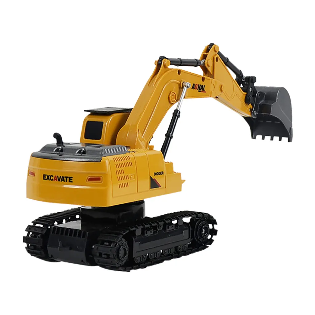 Intelligence Metal Diecast Excavator Construction Truck Toy Tractor Heavy Metal Excavator Kids toys Brinquedos Juguetes игрушки